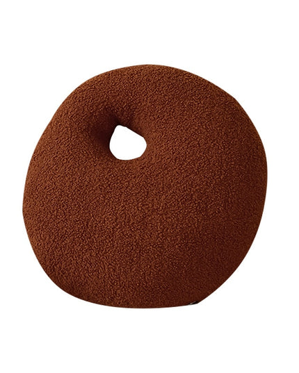 Poduszka dekoracyjna wełniana w ciepłych kolorach