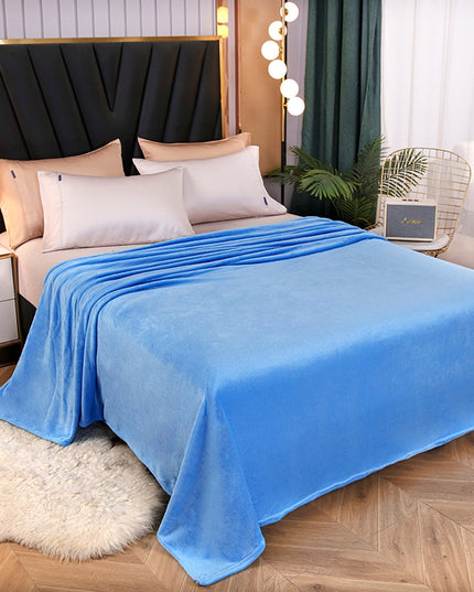 Miękki koc z krótkim włosiem