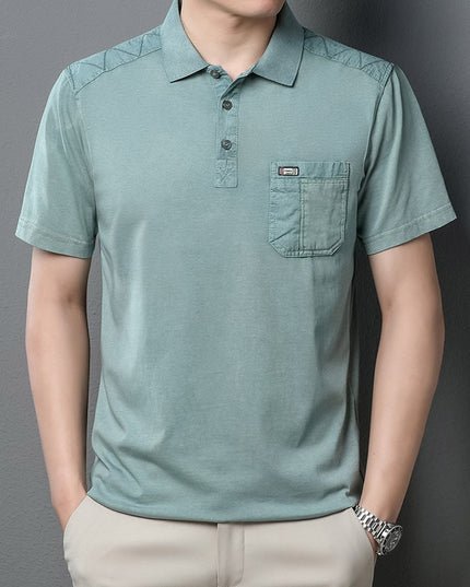 Męska koszulka polo z kieszonką