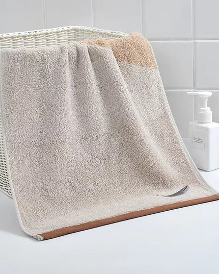 Ręcznik łazienkowy bawełniany z haftem zwierzęcy motyw