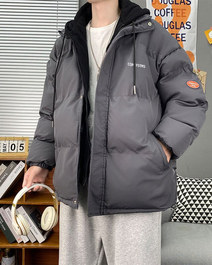 Męska kurtka zimowa pikowana z ociepleniem