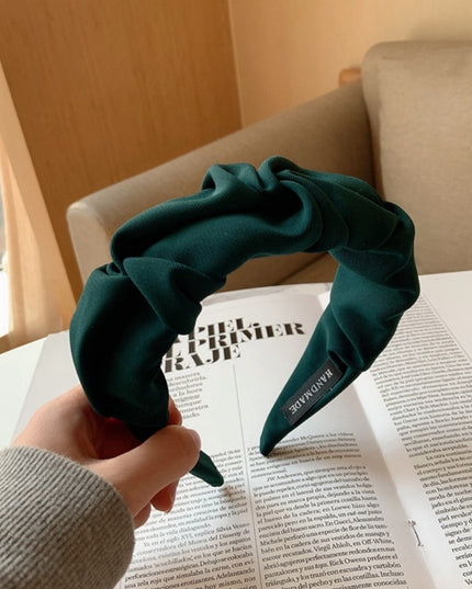 Opaska do włosów z marszczeniem