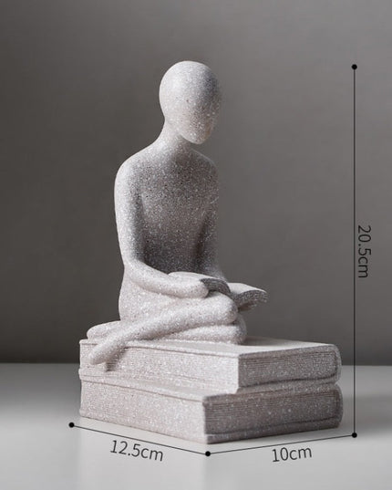 Figurka dekoracyjna motyw postaci minimalistyczny styl