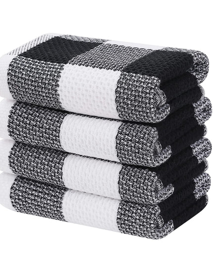 Ręcznik kuchenny bawełniany w kratkę