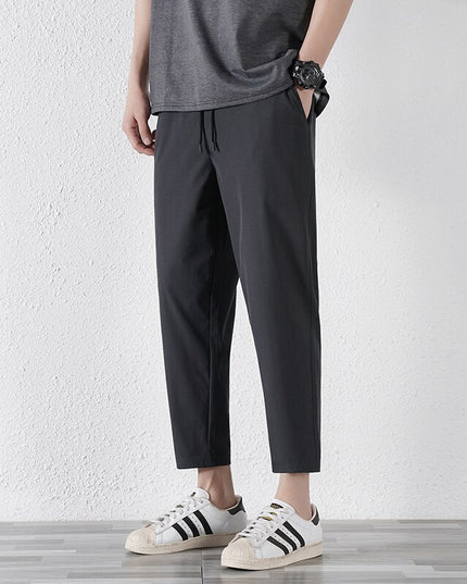 Męskie spodnie treningowe z szeroką nogawką