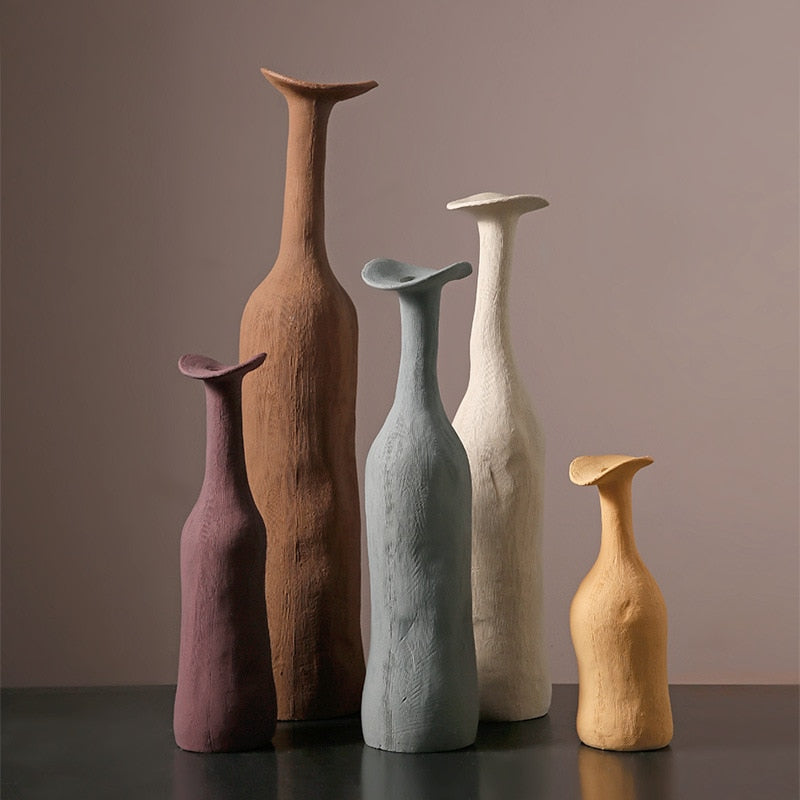 Wazon ceramiczny w pastelowych kolorach