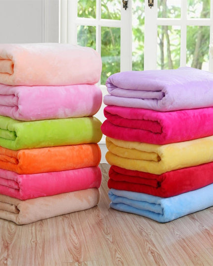 Koc z polaru w pastelowych kolorach