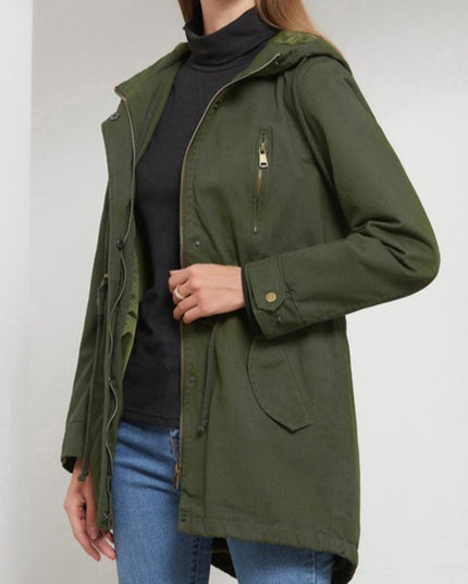 Damska kurtka przejściowa typu parka