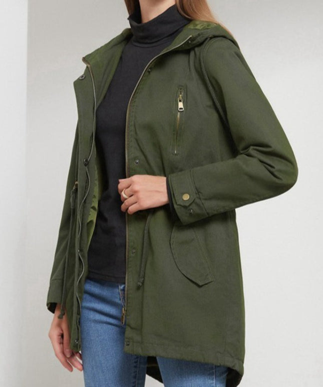 Damska kurtka przejściowa typu parka