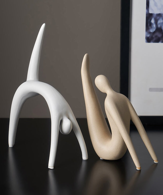 Figurka dekoracyjna postać minimalistyczny styl