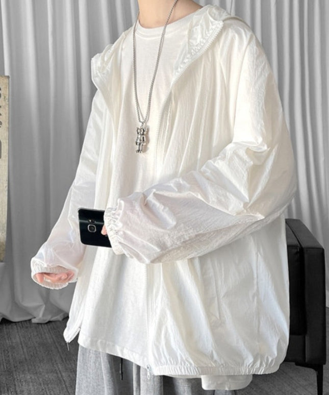 Męska kurtka przejściowa cienka oversize