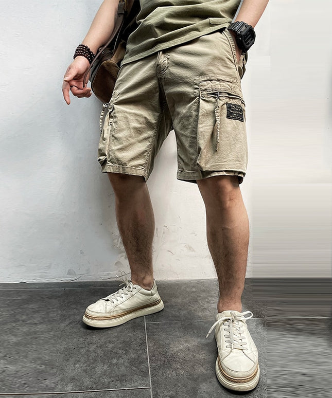 Męskie szorty cargo z kieszeniami