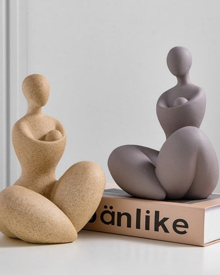 Figurka dekoracyjna ceramiczna wzór postaci