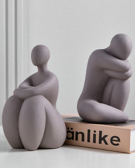 Figurka dekoracyjna ceramiczna wzór postaci