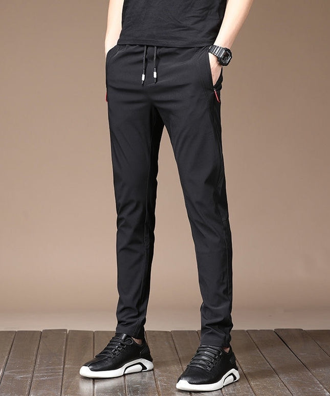 Męskie spodnie dresowe z prostymi nogawkami