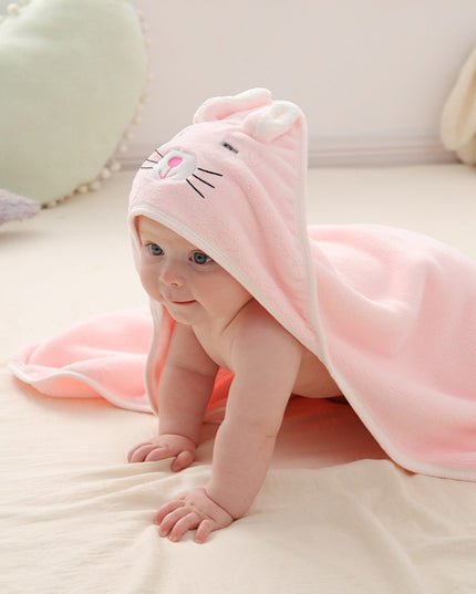 Ręcznik dziecięcy ze zwierzątkiem na kapturze