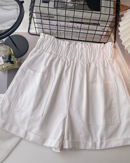 Damskie szorty z kieszeniami