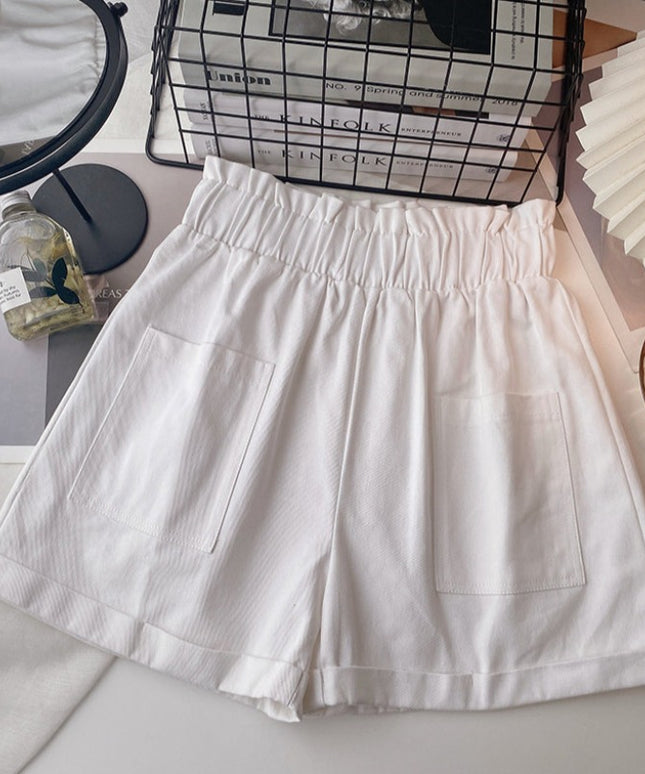 Damskie szorty z kieszeniami