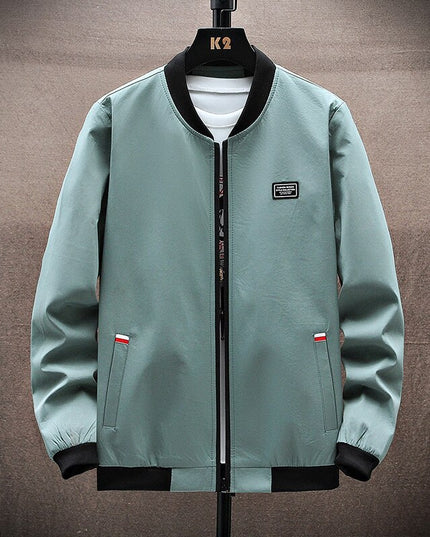 Męska kurtka przejściowa bomberka klasyczna o prostym kroju