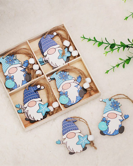 Świąteczne ozdoby wiszące w kształcie skrzatów