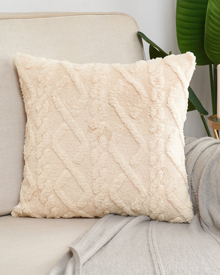 Poszewka na poduszkę z tłoczonym wzorem w pastelowych kolorach