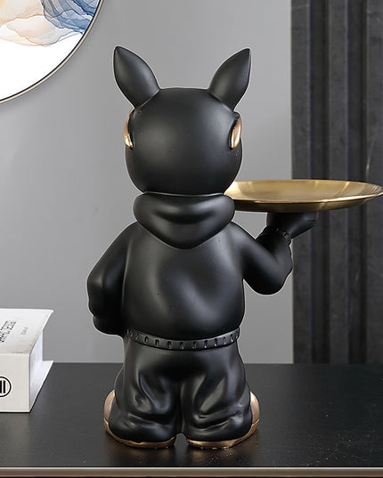 Figurka funkcjonalna ze złotymi dodatkami