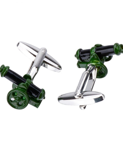 Spinki do koszuli w kształcie armaty