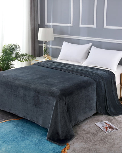 Miękki koc z krótkim włosiem