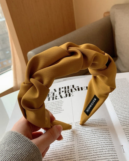 Opaska do włosów z marszczeniem