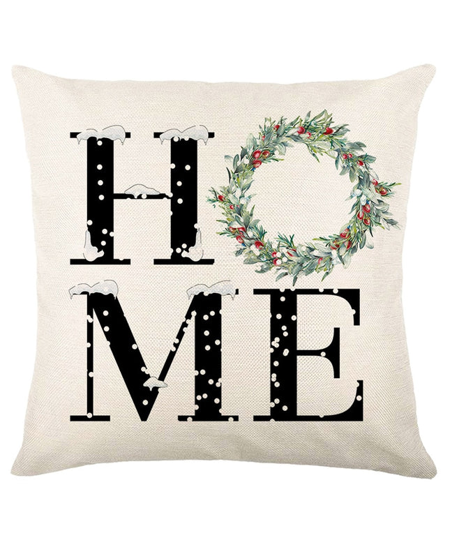 Poszewka na poduszkę ze świątecznym nadrukiem