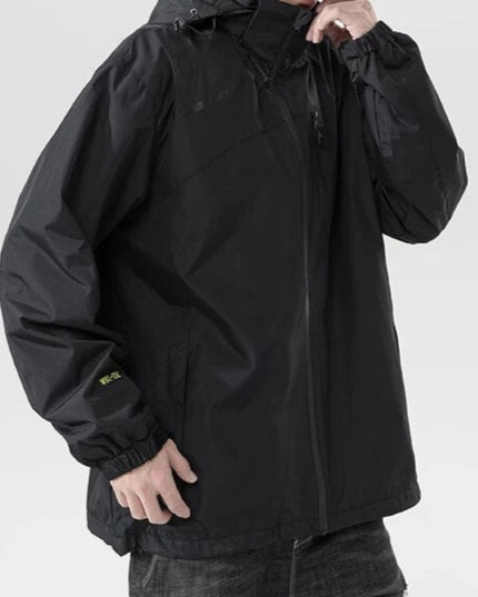 Męska kurtka przejściowa wiatrówka ze stójką