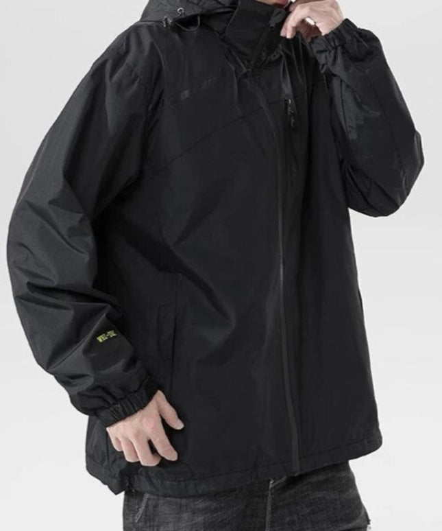 Męska kurtka przejściowa wiatrówka ze stójką