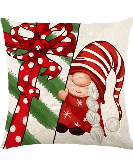 Poszewka na poduszkę ze świątecznym nadrukiem