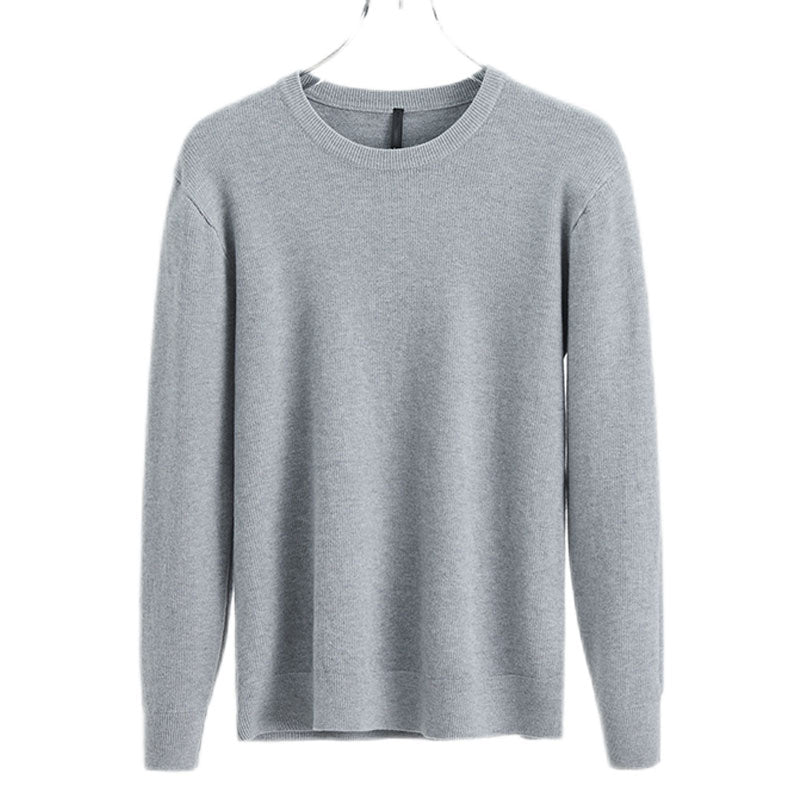 Męski sweter klasyczny z dekoltem w łódkę