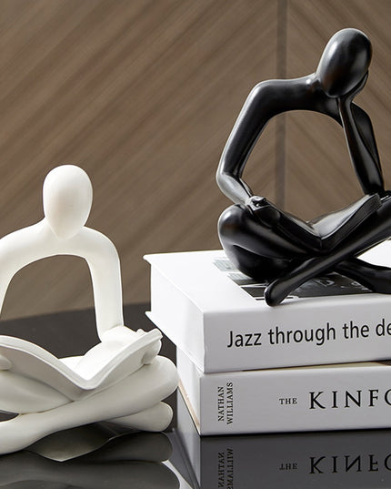 Figurka dekoracyjna postacie abstrakcyjne wzory