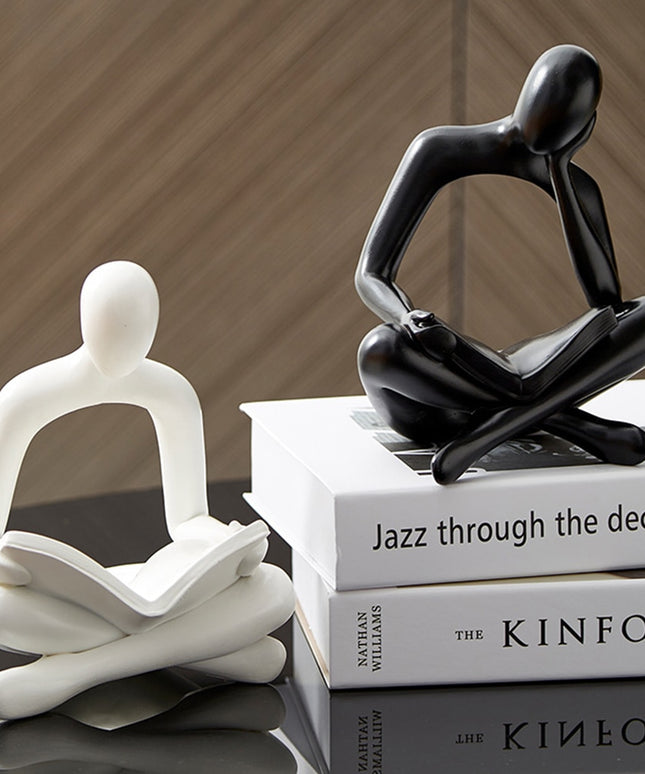 Figurka dekoracyjna postacie abstrakcyjne wzory