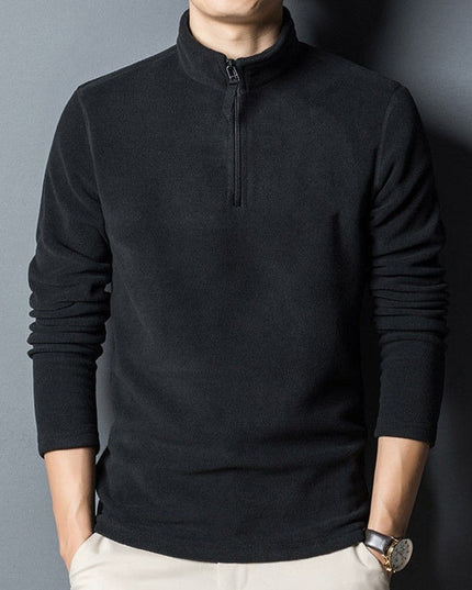 Męska bluza polarowa zapinana na suwak