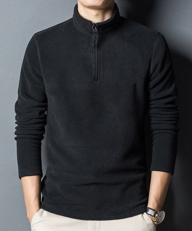 Męska bluza polarowa zapinana na suwak