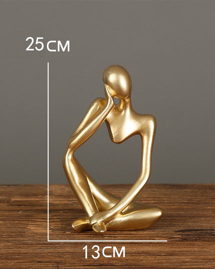 Figurka dekoracyjna postać z wycięciem minimalistyczny styl