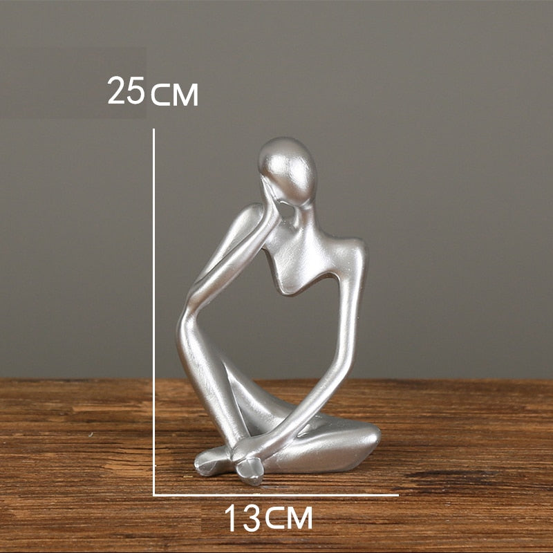 Figurka dekoracyjna postać z wycięciem minimalistyczny styl
