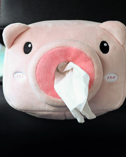 Pudełko na chusteczki pluszowe z motywem zwierzęcia