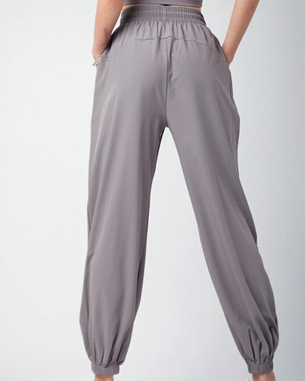 Damskie spodnie cargo z dużymi kieszeniami