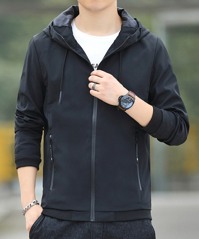 Męska kurtka przejściowa softshell z kapturem