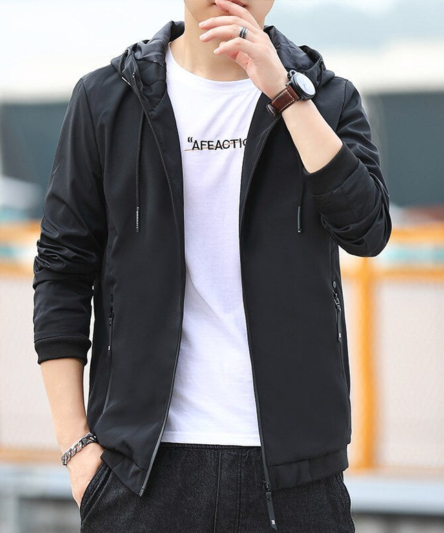 Męska kurtka przejściowa softshell z kapturem