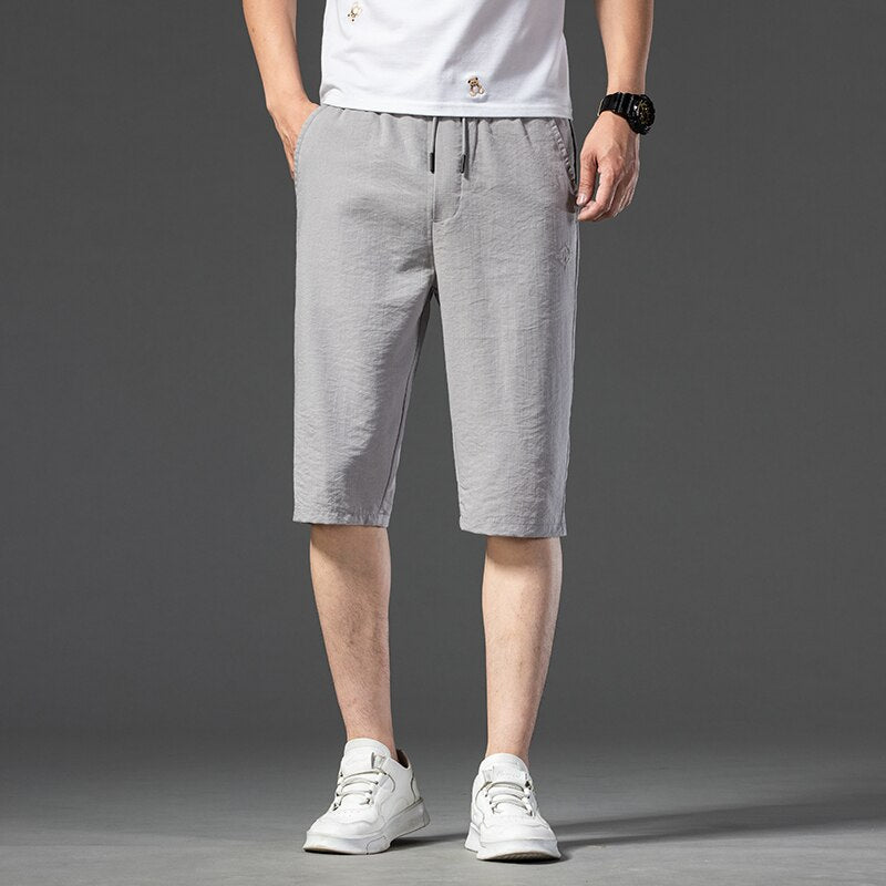 Męskie szorty bermudy do kolan