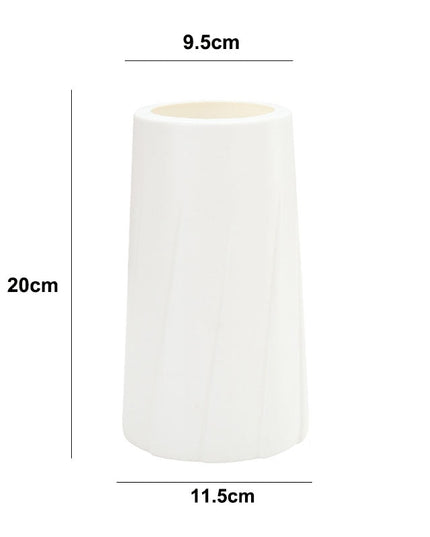 Wazon o prostym kształcie w jasnych kolorach