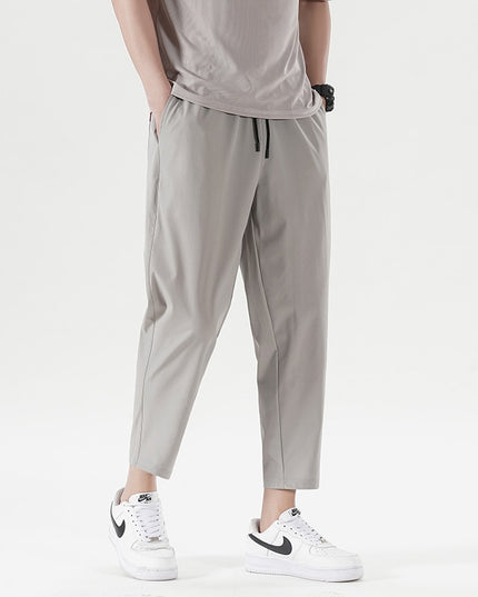 Męskie spodnie treningowe z szeroką nogawką