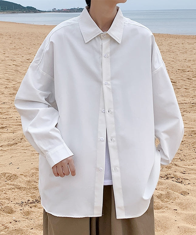 Męska koszula klasyczna o prostym kroju