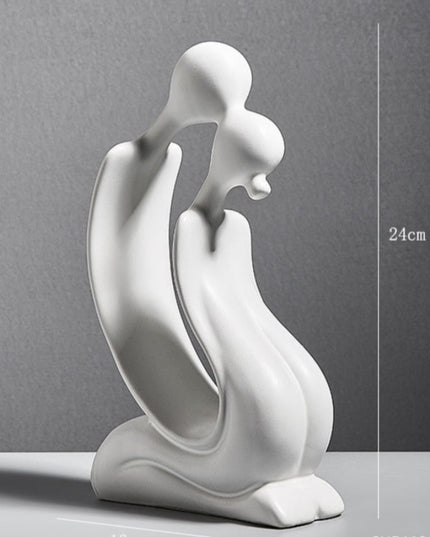 Figurka dekoracyjna motyw postaci minimalistyczny styl