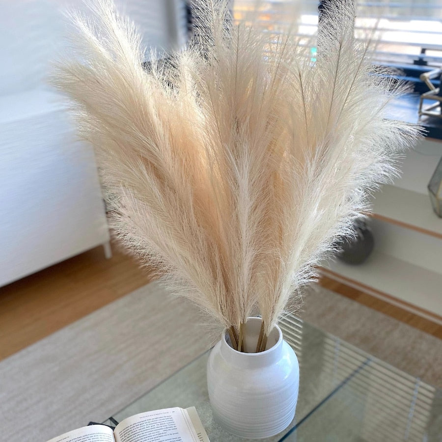 Trawa pampasowa w stylu boho długość 55 cm 5 sztuk